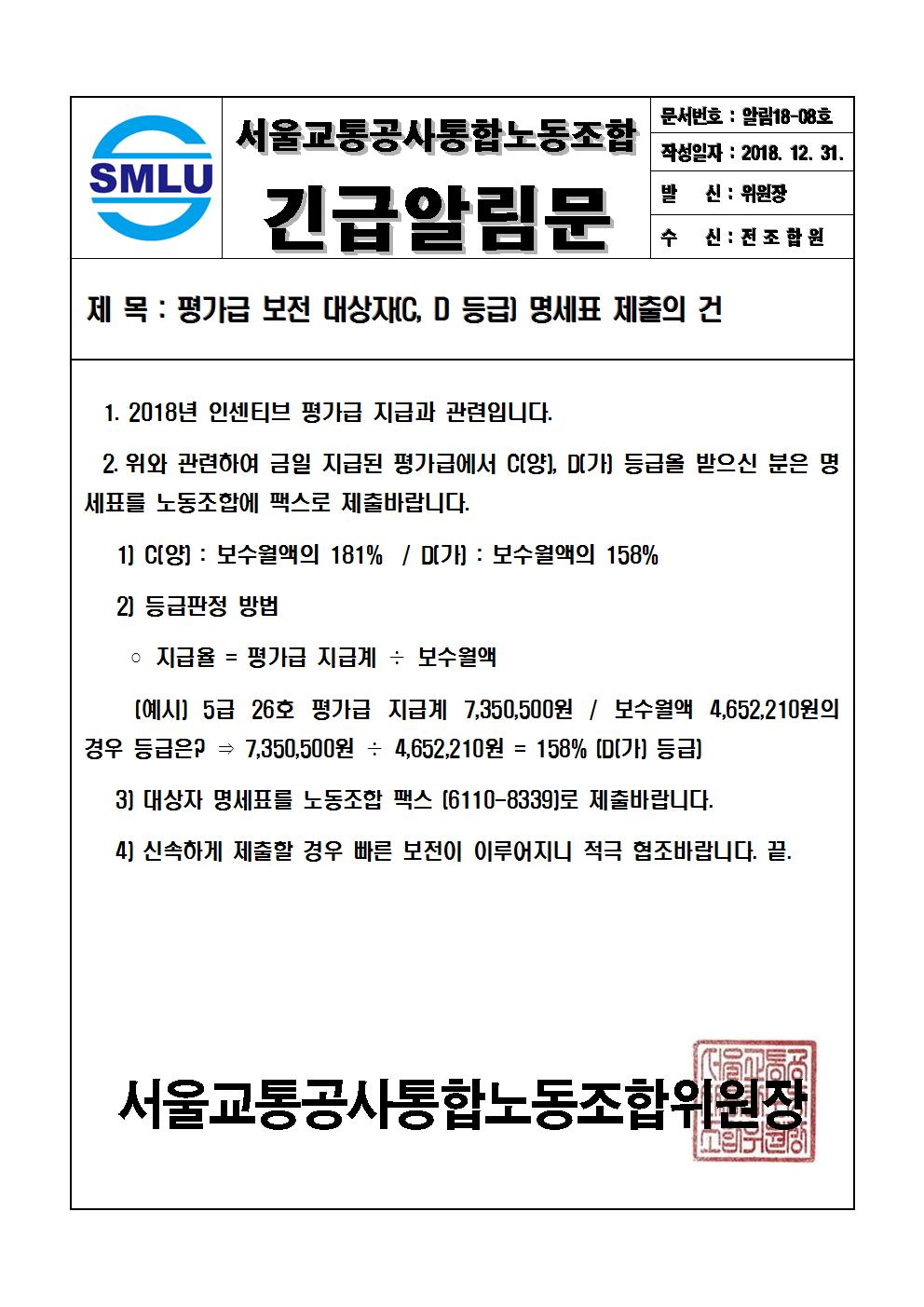 평가급 보전대상자(C,D등급)명세표 제출의 건001.jpg